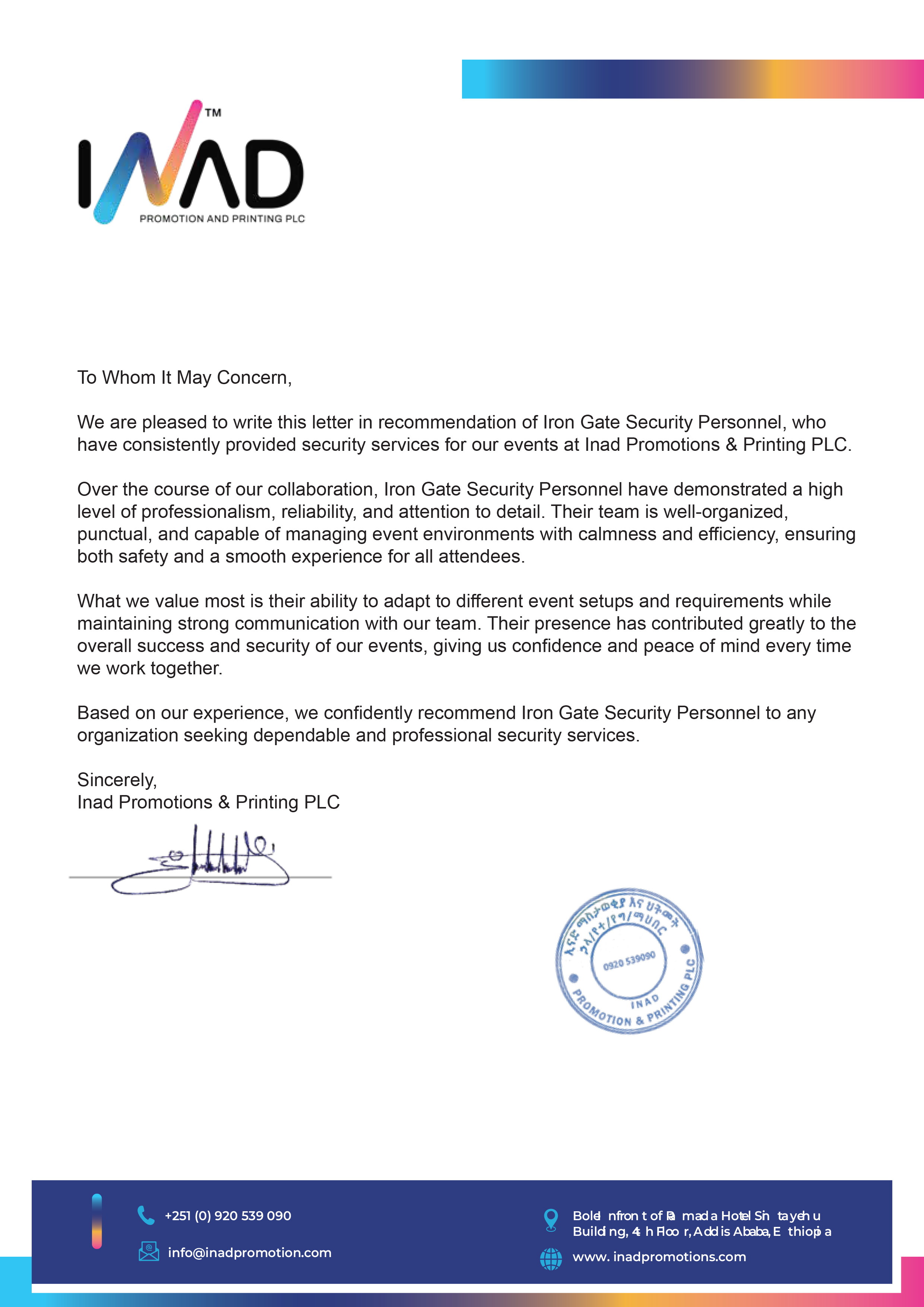 Training Accreditation